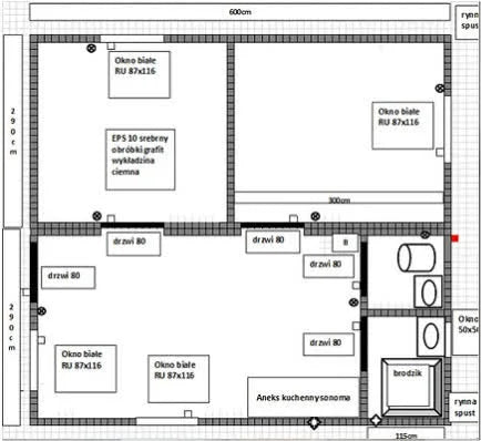 Contenedor reconvertido – 2 contenedores combinados de 35 m²