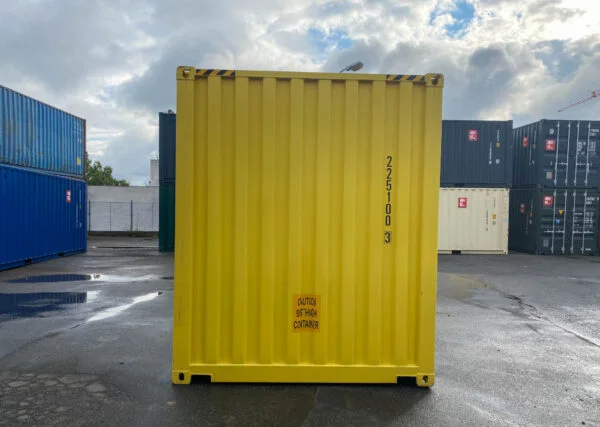 Contenedor de almacenamiento IICL6 de 20’High Cube amarillo