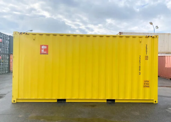 Contenedor de almacenamiento IICL6 de 20’High Cube amarillo