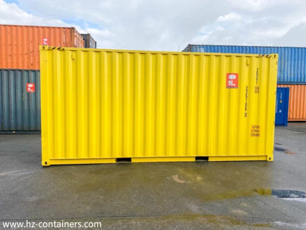 Contenedor de almacenamiento IICL6 de 20’High Cube amarillo