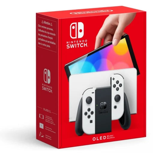 Nintendo Switch OLED Blanca + Mario+Rabbids Sparks of Hope + Rayman Legends + Immortals Fenyx Rising (CIAB)