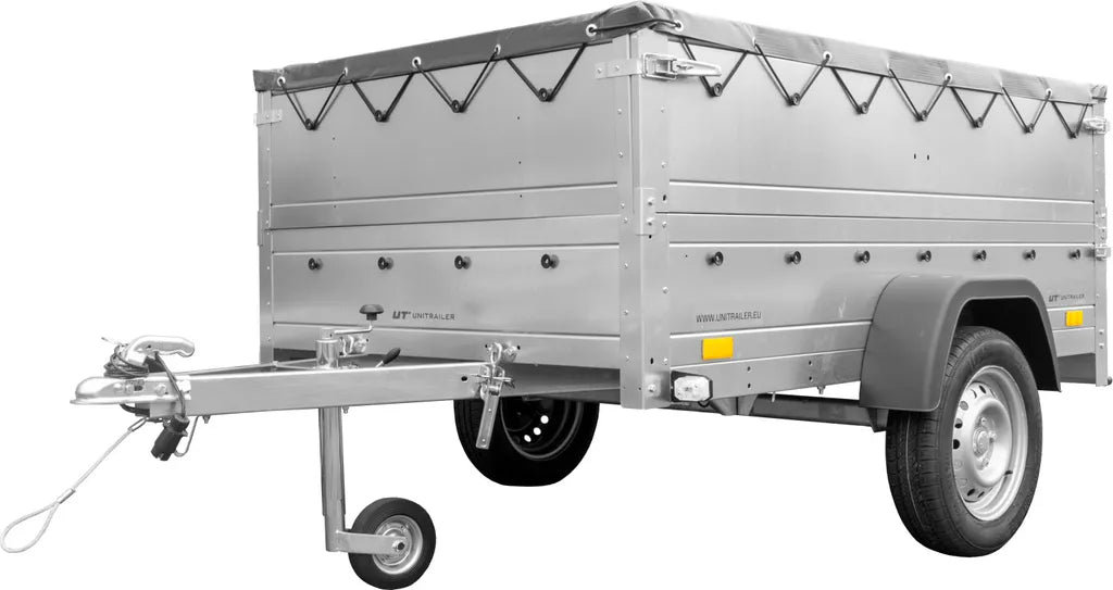 Remolque para automóvil inclinable 750 kg GARDEN TRAILER 201 KIPP con paredes laterales adicionales