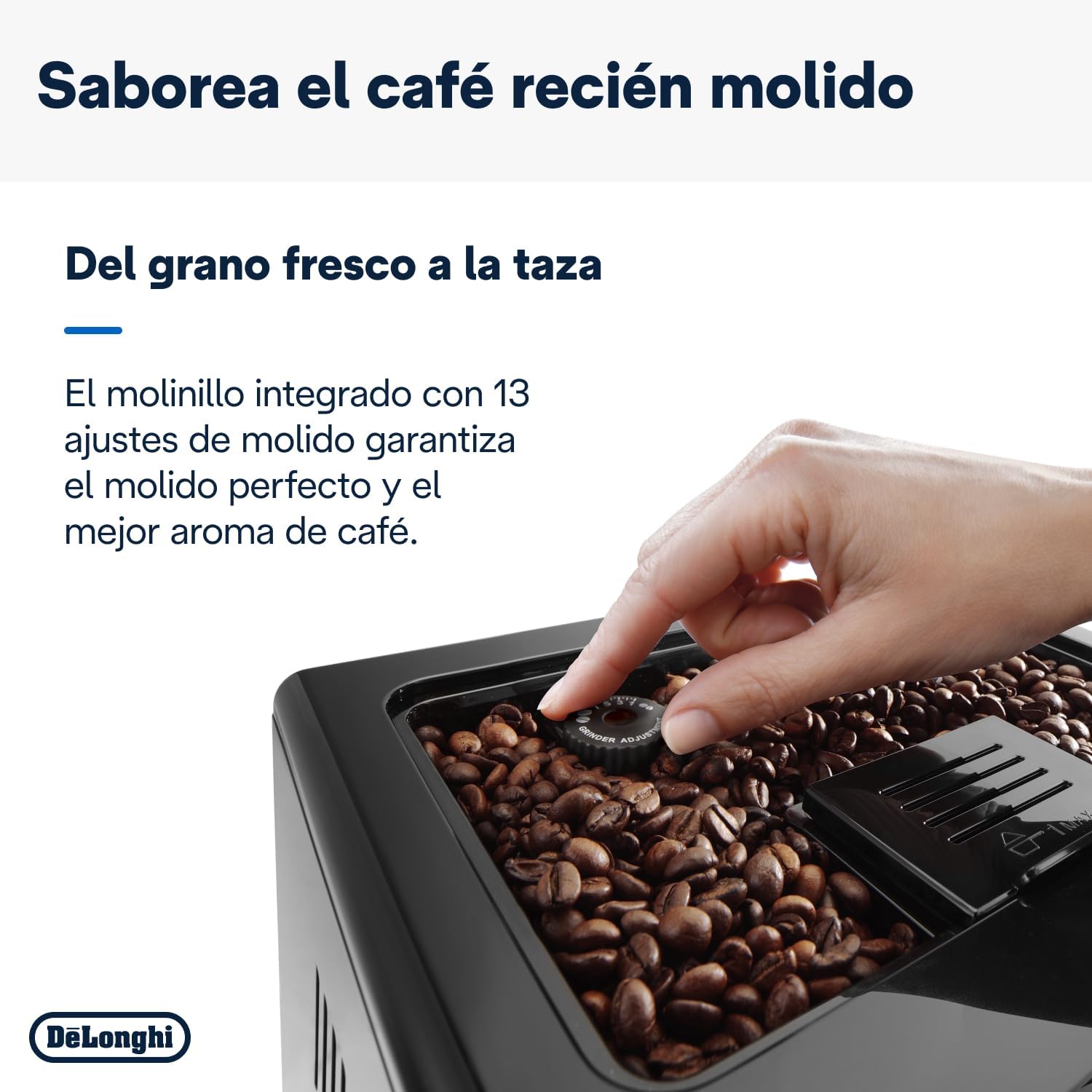 Eletta Cappuccino, Máquina Automática de Café en Grano, Espresso, Cafetera, ECAM46.860.B, Negro