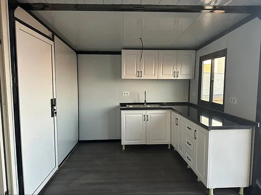 Contenedor móvil Tiny House Deluxe (19×20 pies) – 2023