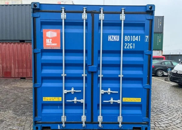 Contenedor de 6 m con puerta doble azul (2x puertas) IICL6