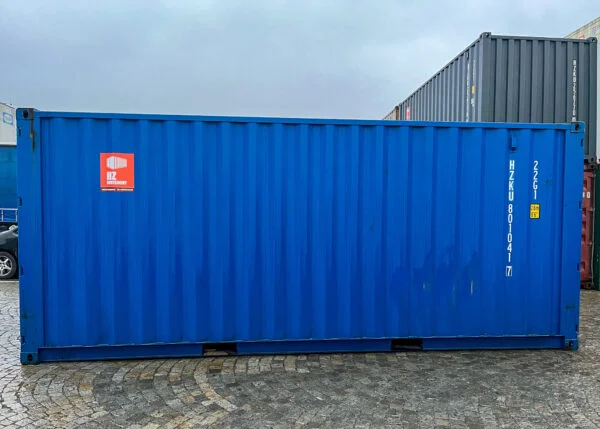 Contenedor de 6 m con puerta doble azul (2x puertas) IICL6